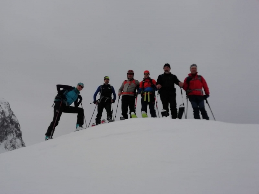 Skitour hoch über Gramais